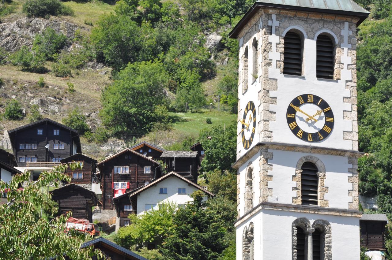 Ferienwohnung Sonnenfeld Blatten bei Naters Exterior foto